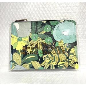 MARC JACOBS RUNWAY LIPSTICK MAKEUP TOILETRY TRAVEL POUCH BAG CARRY 8" X 6" Green